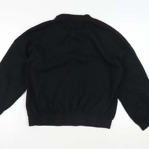 NEXT Womens Black Cotton Pullover Sweatshirt Size M Pullover