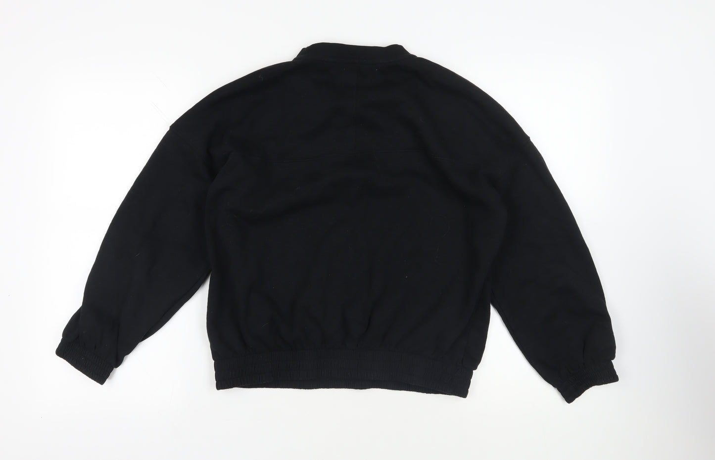 NEXT Womens Black Cotton Pullover Sweatshirt Size M Pullover