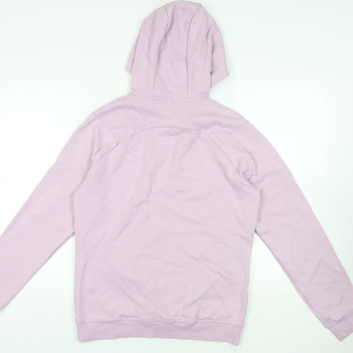 NEXT Mens Purple Cotton Pullover Hoodie Size S - Pockets