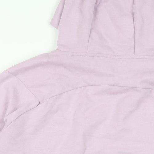 NEXT Mens Purple Cotton Pullover Hoodie Size S - Pockets