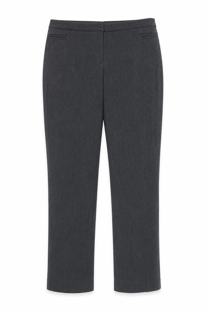 Jesiré Womens Grey Polyester Dress Pants Trousers Size 12 L30 in Regular Zip