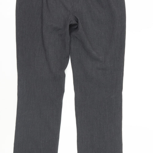 Jesiré Womens Grey Polyester Dress Pants Trousers Size 12 L30 in Regular Zip