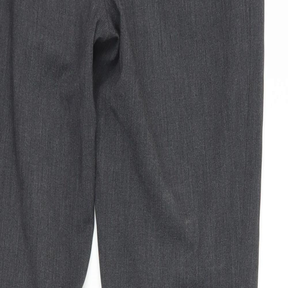 Jesiré Womens Grey Polyester Dress Pants Trousers Size 12 L30 in Regular Zip