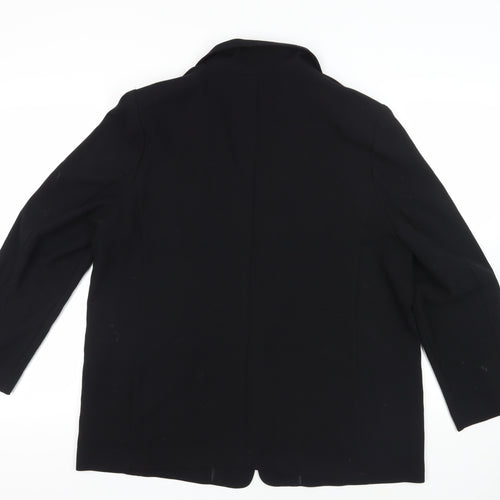 Marks and Spencer Womens Black Jacket Blazer Size 20 - Open