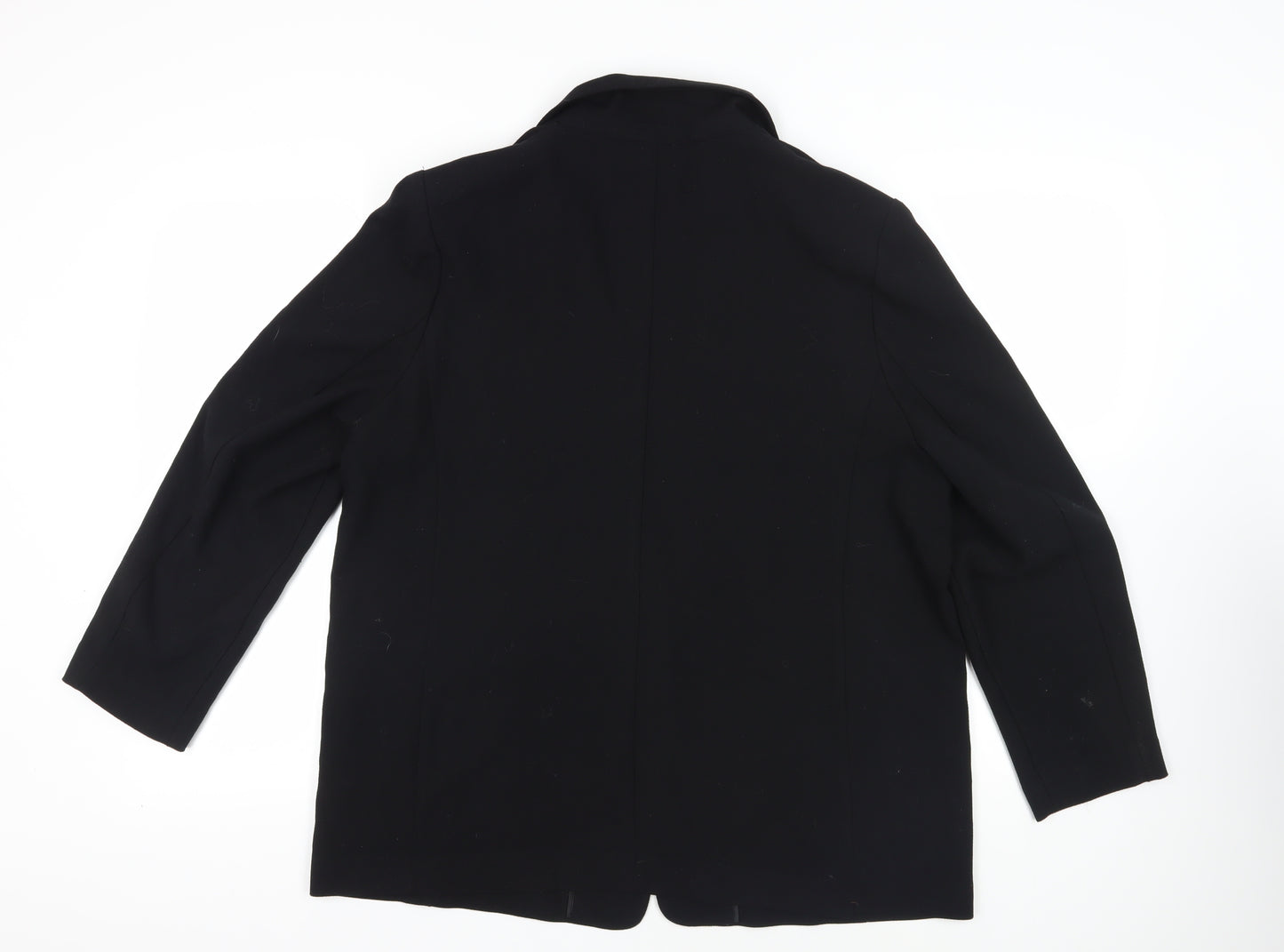 Marks and Spencer Womens Black Jacket Blazer Size 20 - Open