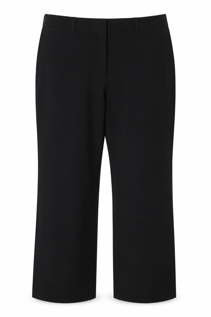 Marks and Spencer Womens Black Polyester Dress Pants Trousers Size 20 L31 in Regular Zip