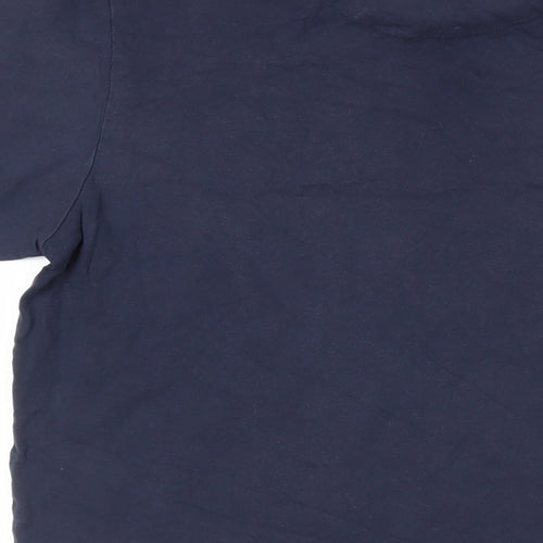 Nordam Mens Blue Cotton T-Shirt Size M Crew Neck - Logo