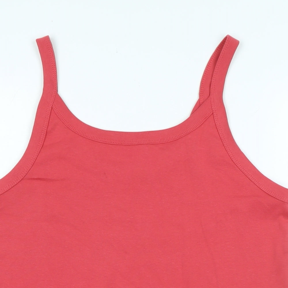 Marks and Spencer Womens Pink Camel Camisole Tank Size 14 Scoop Neck