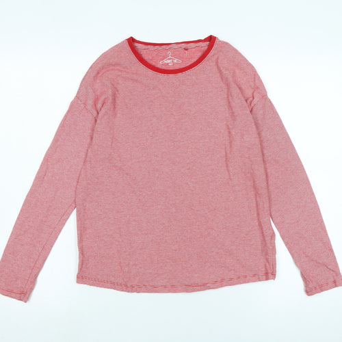 NEXT Girls Red Cotton Jersey T-Shirt Size 12 Years Collared