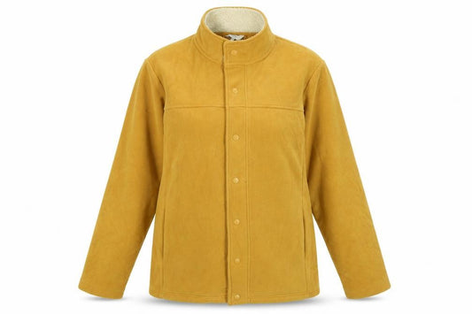 Front view of Cotton Traders women’s brown jacket, size M, button
