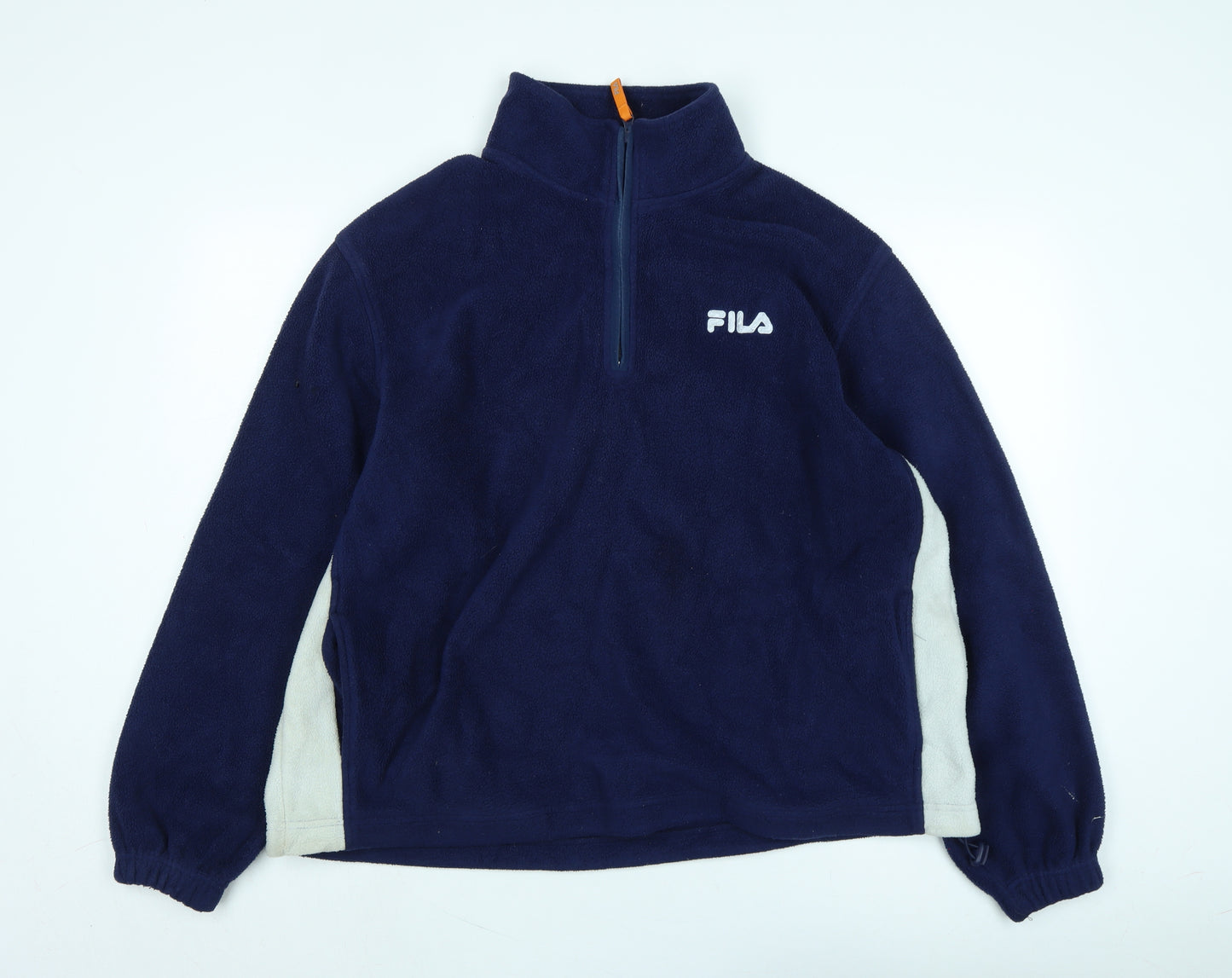 FILA Mens Blue Polyester Pullover Sweatshirt Size L