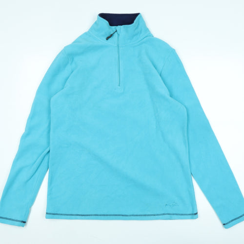 Peter Storm Womens Blue Polyester Pullover Sweatshirt Size 16