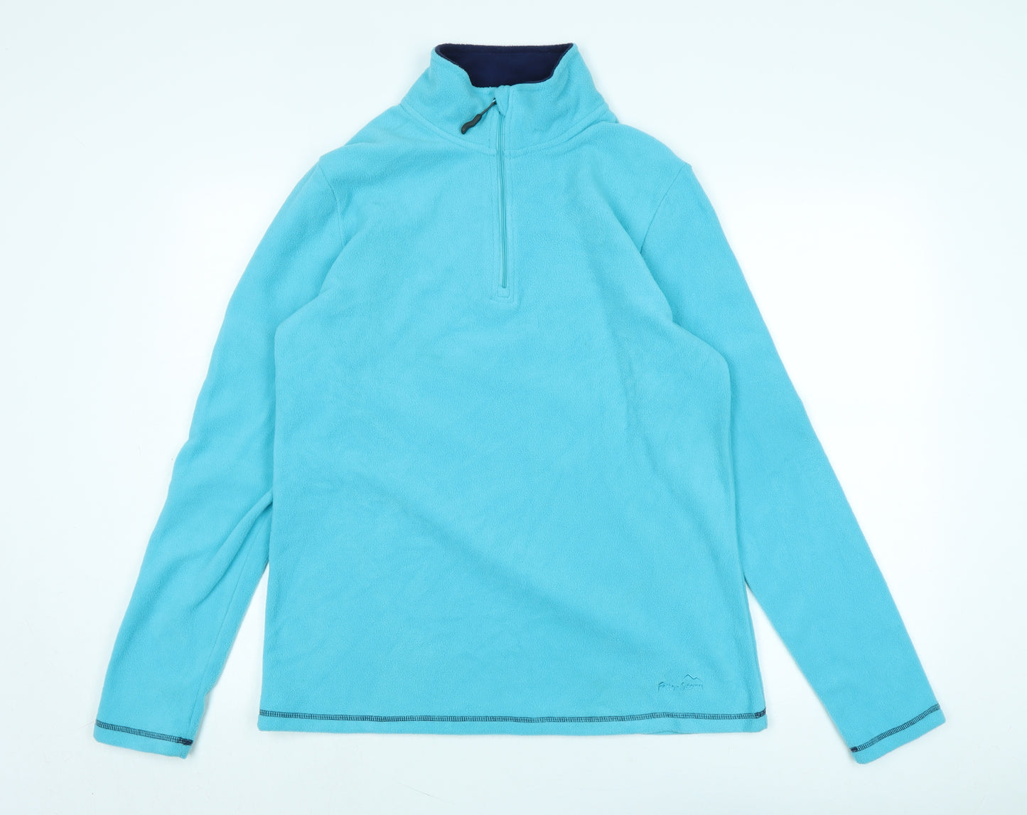 Peter Storm Womens Blue Polyester Pullover Sweatshirt Size 16