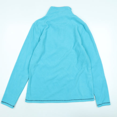 Peter Storm Womens Blue Polyester Pullover Sweatshirt Size 16