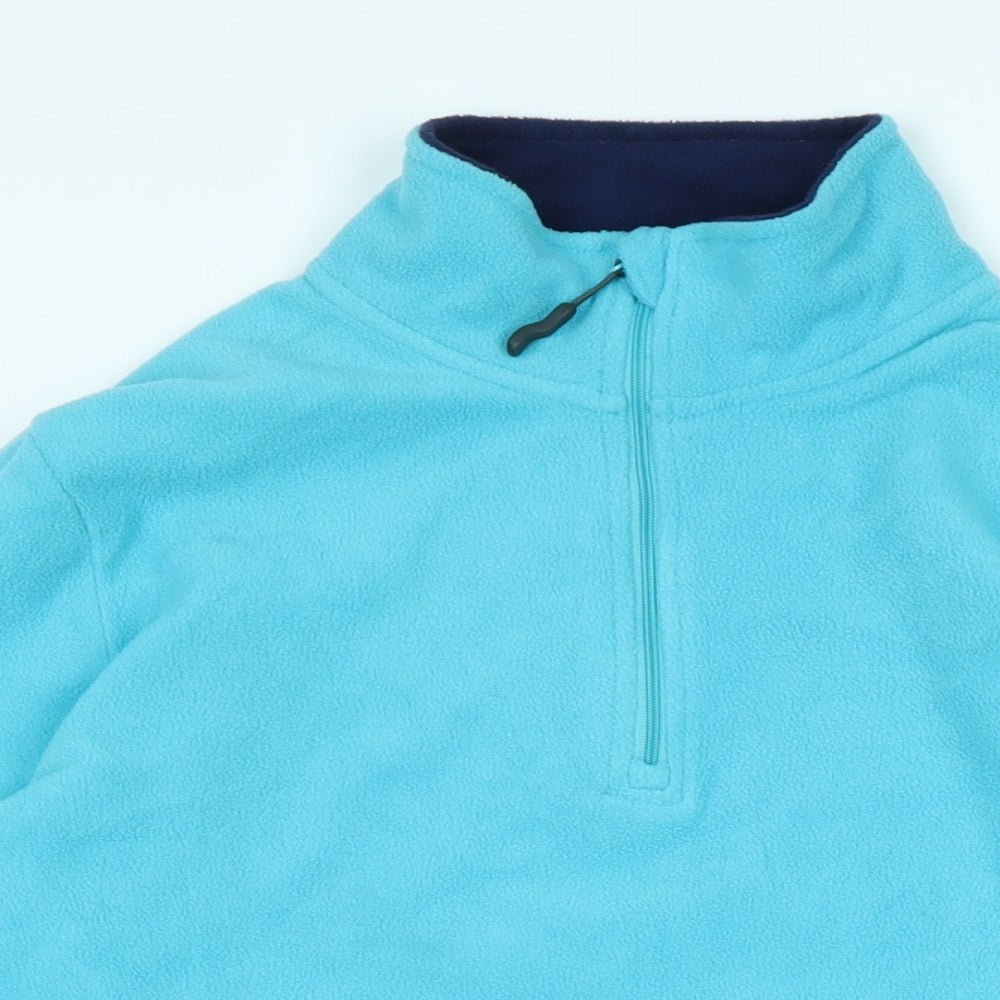 Peter Storm Womens Blue Polyester Pullover Sweatshirt Size 16