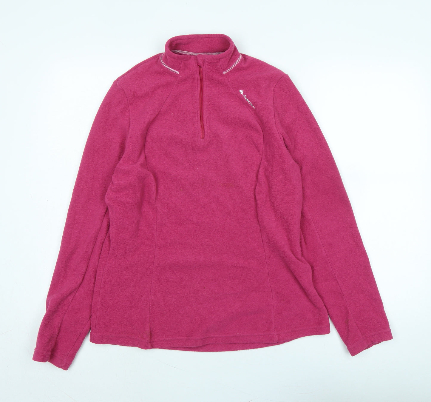 Quechua Womens Pink Polyester Pullover Sweatshirt Size M