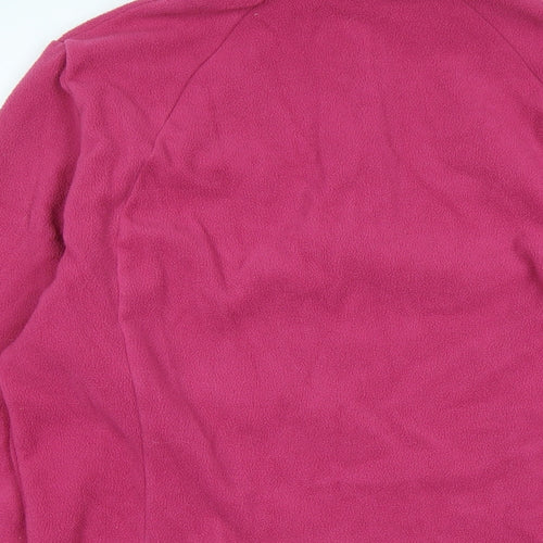 Quechua Womens Pink Polyester Pullover Sweatshirt Size M