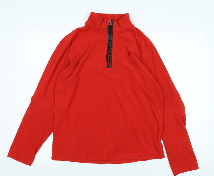 Protest Boys Red Polyester Pullover Sweatshirt Size 15-16 Years