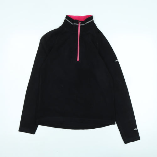 Trespass Womens Black Polyester Pullover Sweatshirt Size S