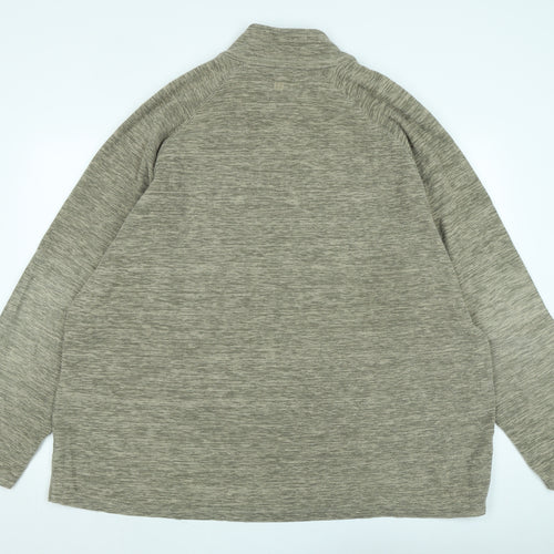 Mountain Warehouse Mens Beige Polyester Pullover Sweatshirt Size 4XL
