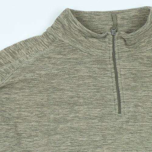 Mountain Warehouse Mens Beige Polyester Pullover Sweatshirt Size 4XL