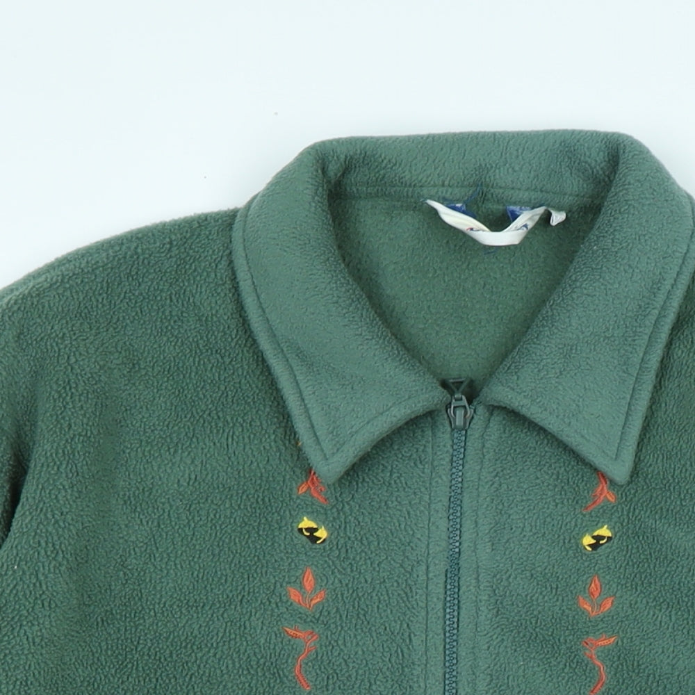 Damart Womens Green Jacket Size 22 Zip