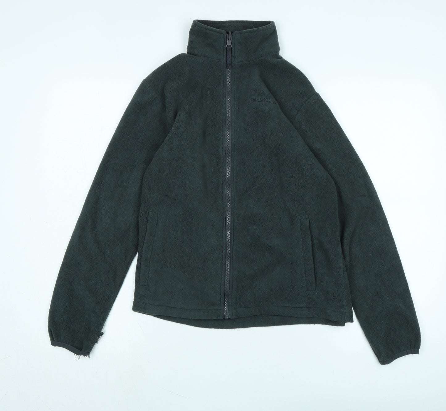 Mountain Warehouse Girls Green Jacket Size 13 Years Zip