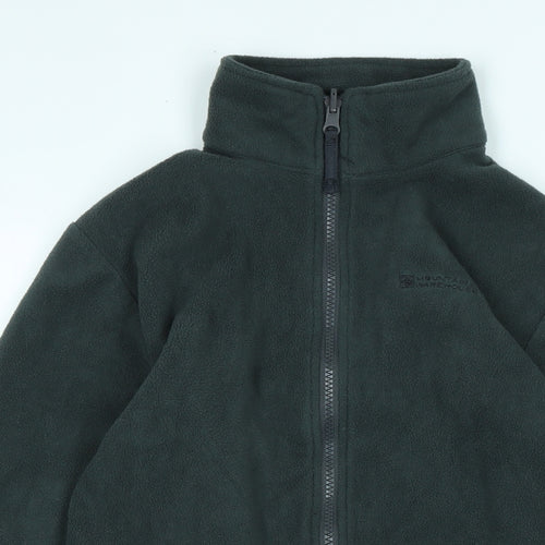 Mountain Warehouse Girls Green Jacket Size 13 Years Zip