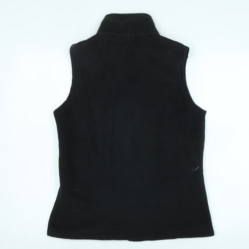 thermatech Womens Black Gilet Waistcoat Size M Zip