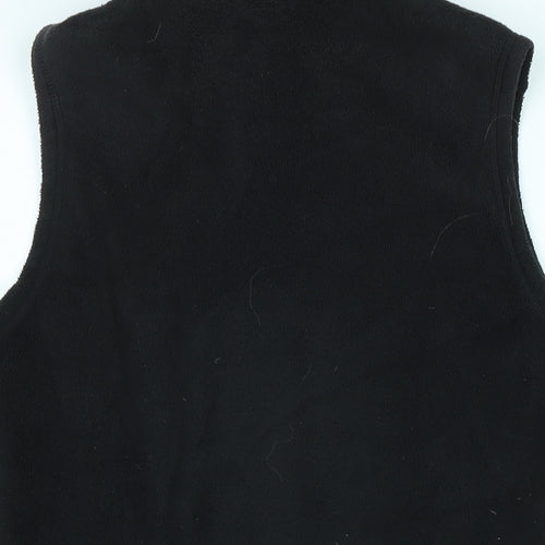 thermatech Womens Black Gilet Waistcoat Size M Zip