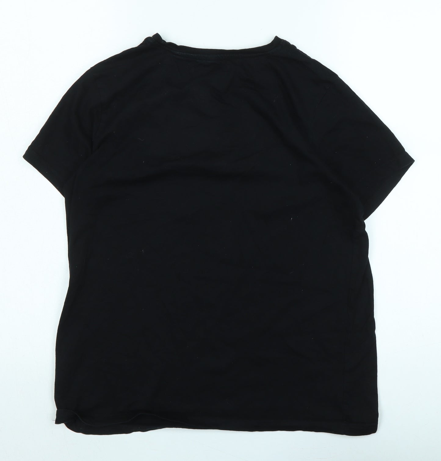 Minecraft Boys Black Cotton Basic T-Shirt Size 12-13 Years Crew Neck