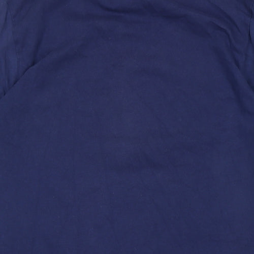 Superdry Mens Blue Cotton T-Shirt Size L Crew Neck