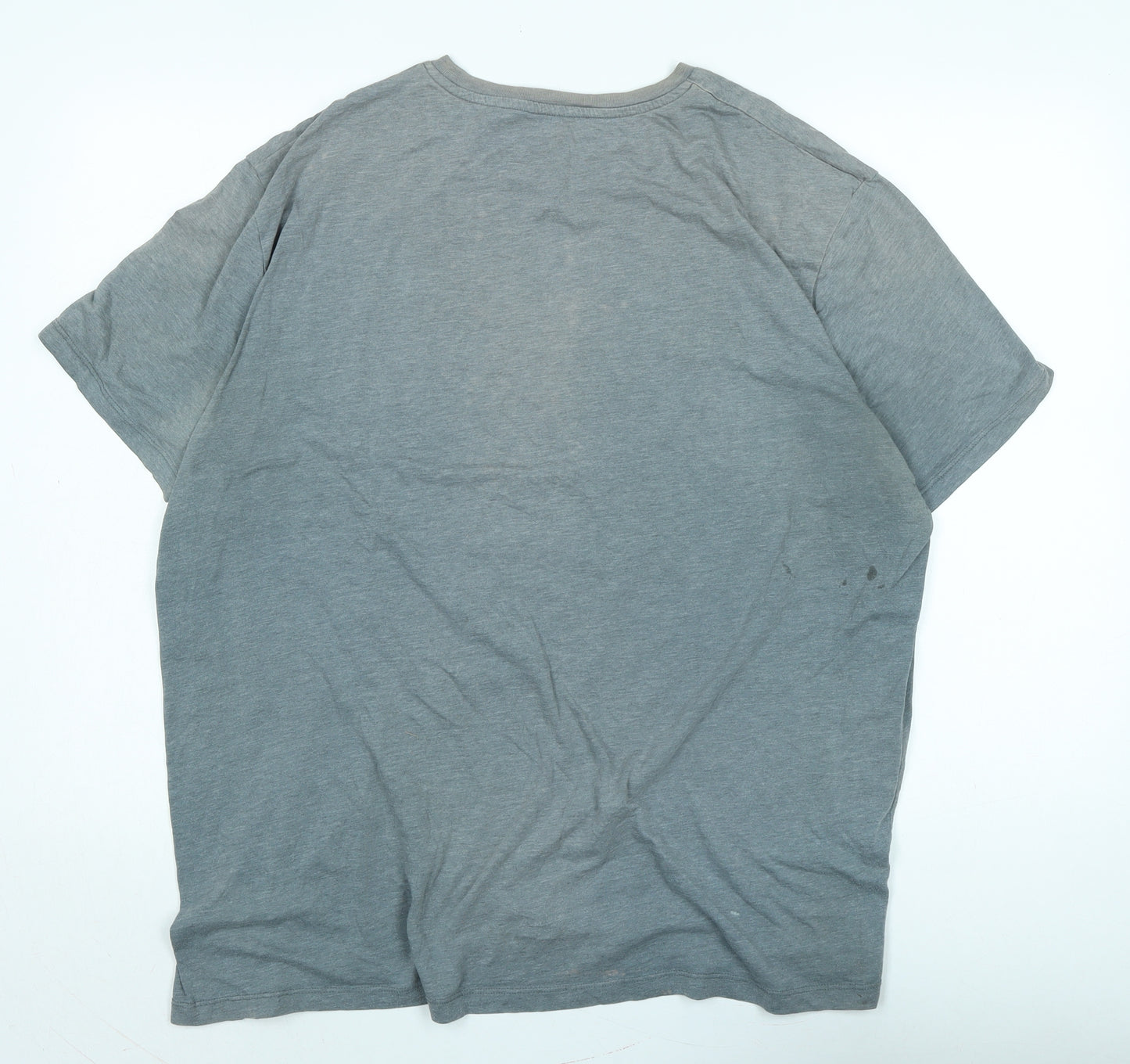 Volkswagon Mens Grey Cotton T-Shirt Size 2XL Crew Neck - Campervan