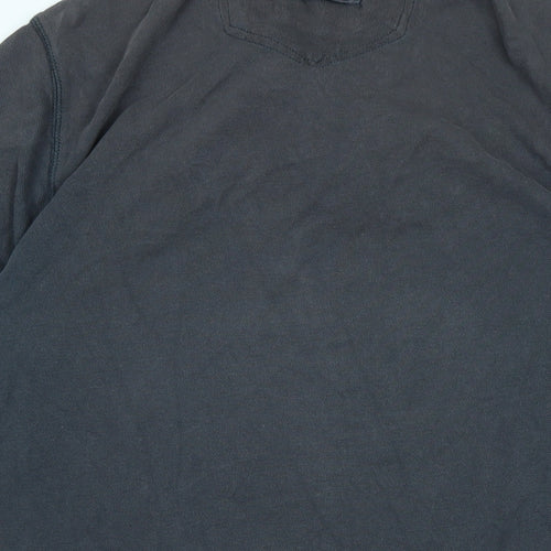 Fat Face Mens Grey Cotton Polo Size L Collared - Logo