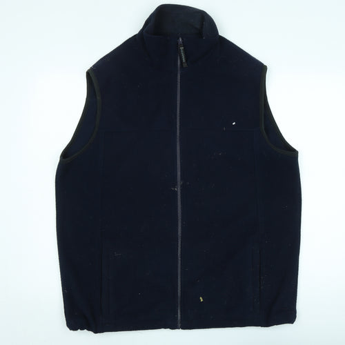 Regatta Mens Blue Gilet Waistcoat Size L Zip - Logo