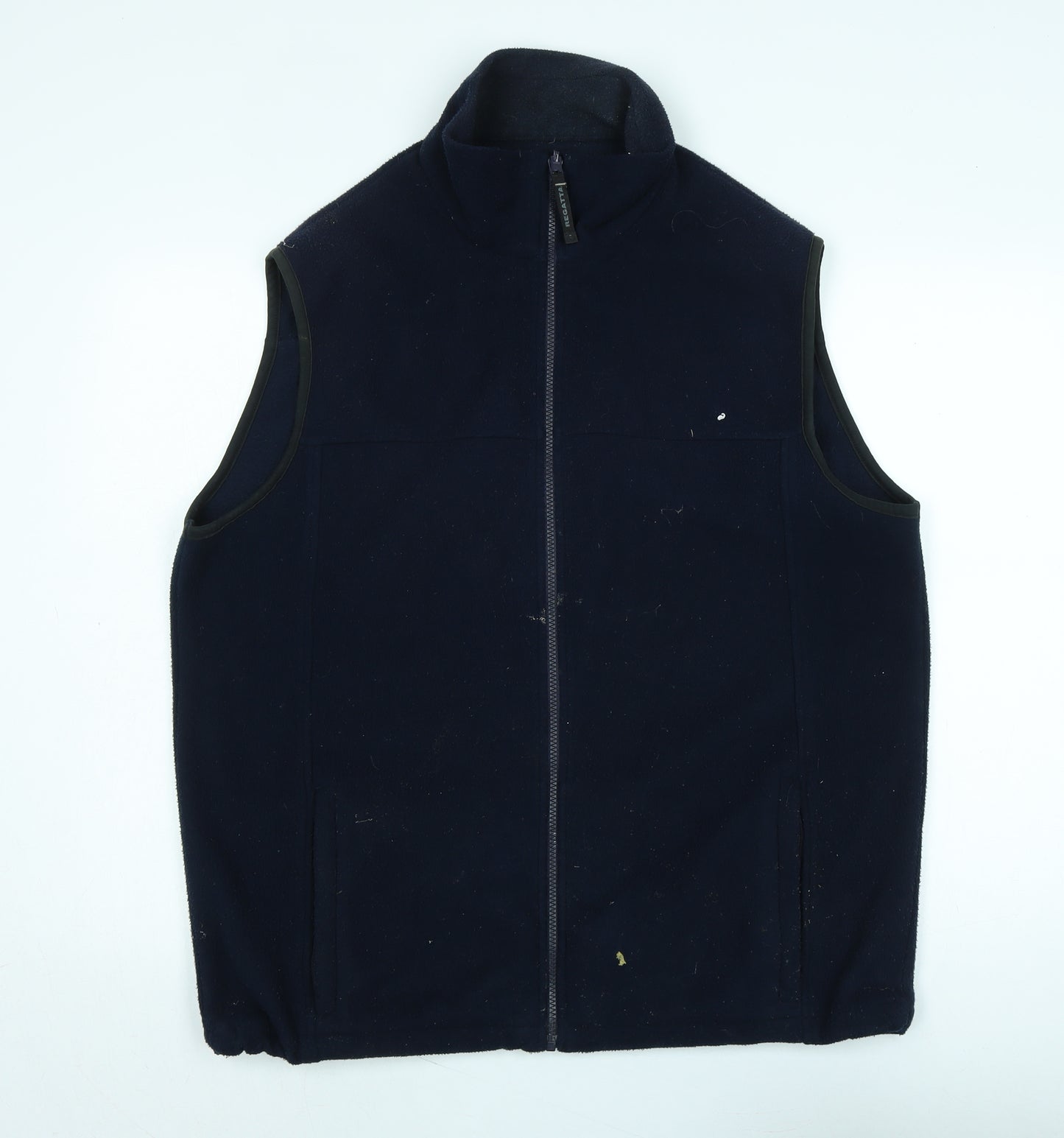 Regatta Mens Blue Gilet Waistcoat Size L Zip - Logo