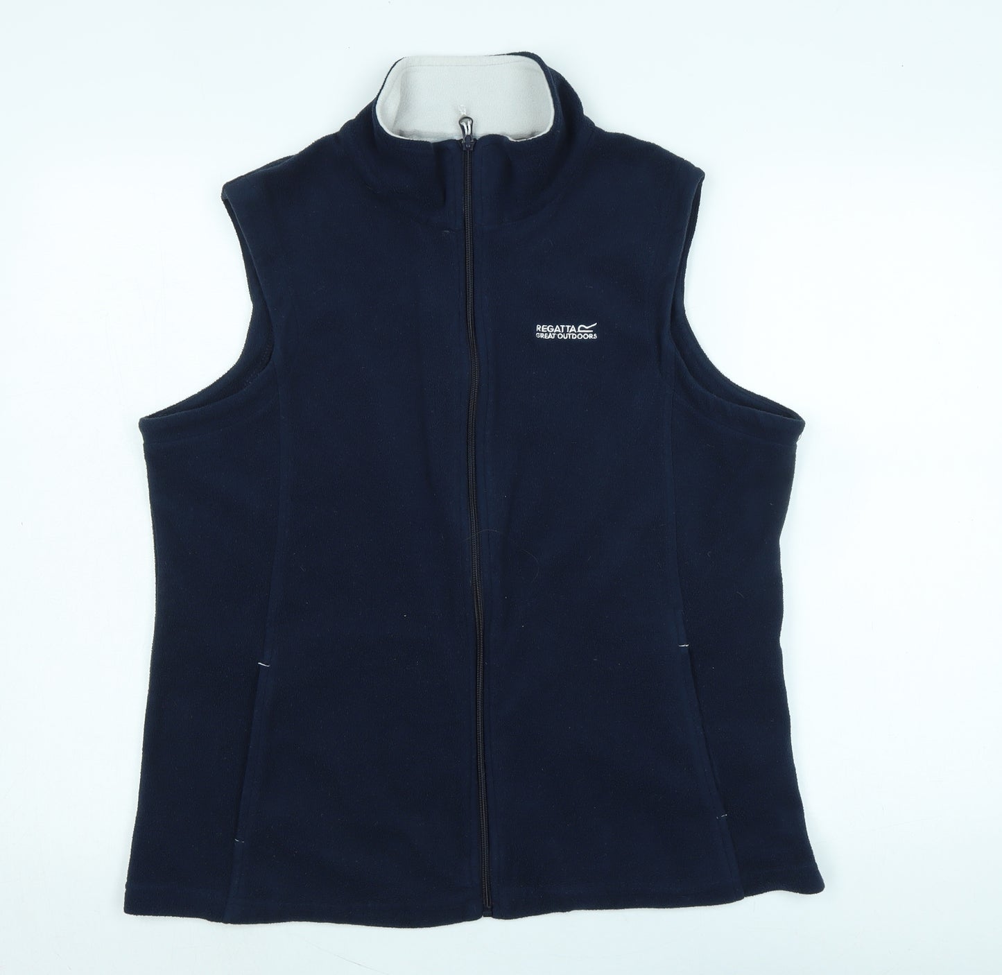 Regatta Womens Blue Gilet Waistcoat Size 18 Zip - Logo