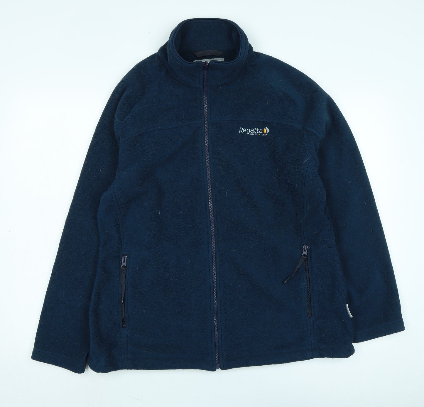 Regatta Womens Blue Jacket Size XL Zip - Logo