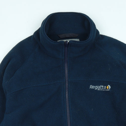 Regatta Womens Blue Jacket Size XL Zip - Logo