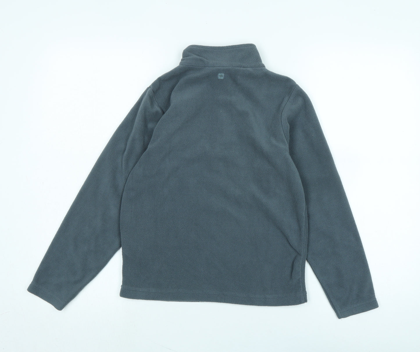 Mountain Warehouse Boys Grey Polyester Pullover Sweatshirt Size 9-10 Years Zip - Logo