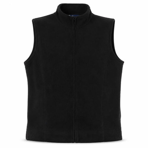 EWM Mens Black Gilet Waistcoat Size L Zip - Logo