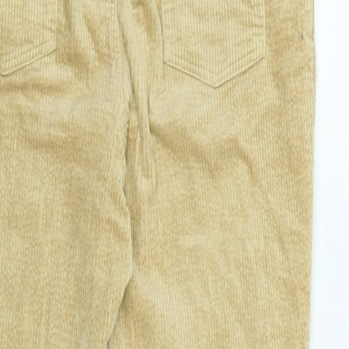 native youth Boys Beige Cotton Jogger Trousers Size 16 Years L24 in Regular Tie - Logo
