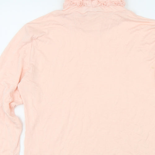 Stella Morgan Womens Orange Polyester Basic T-Shirt One Size High Neck