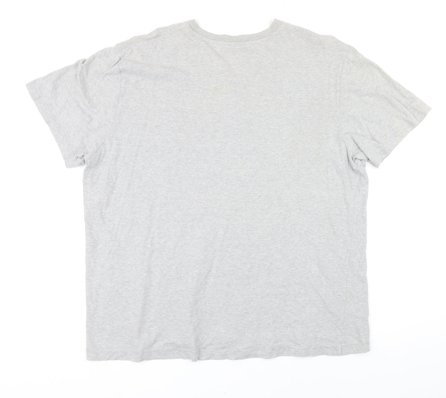 Burton Mens Green Cotton T-Shirt Size XL V-Neck