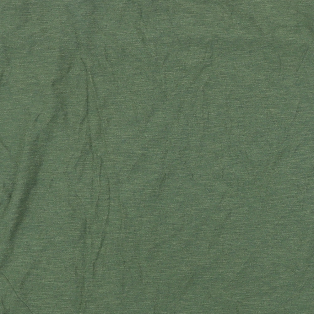 Sonia Chapman Womens Green Cotton Tunic T-Shirt Size 18 Sweetheart