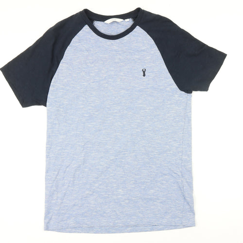 NEXT Mens Blue Cotton T-Shirt Size M Round Neck