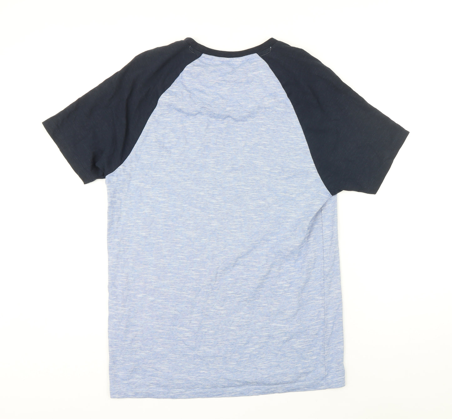 NEXT Mens Blue Cotton T-Shirt Size M Round Neck