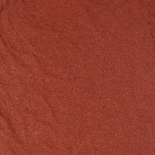 NEXT Mens Brown Cotton T-Shirt Size M Round Neck