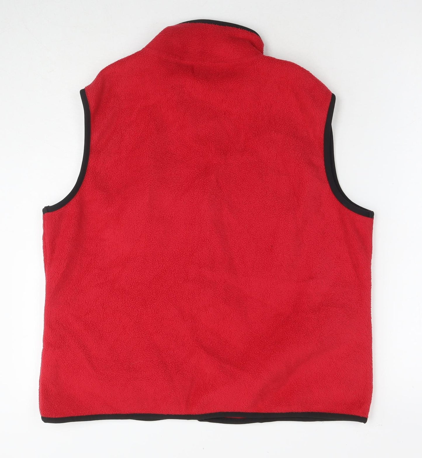 Sport Womens Red Gilet Waistcoat Size 18 Zip - Size 18-20