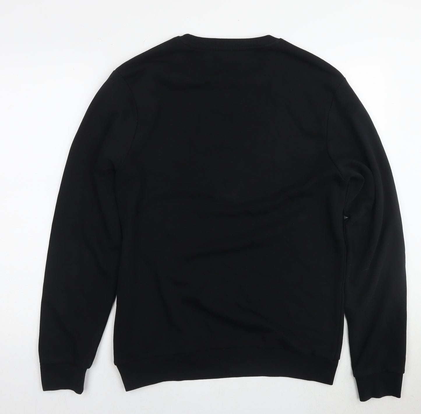 Societe Noir Mens Black Cotton Pullover Sweatshirt Size L - Logo